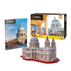 CubicFun Пъзел 3D National Geographic St Paul's Cathedral 107 части, 21.8x29.8x6 см., 8+ години