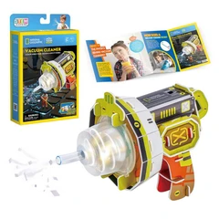 CubicFun 3D пъзел National Geographic STEM Прахосмукачка, 31 части, 4.5x16x26 см., 5+ години