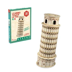 CubicFun Пъзел 3D Tower of Pisa, 8 части, 1.8x16x22 см, 8+ години