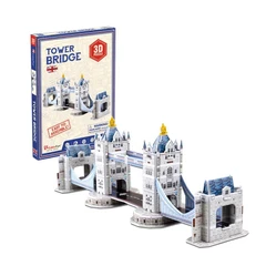 CubicFun Пъзел 3D Tower Bridge, 32 части, 1.8x16x22 см, 8+ години