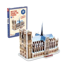 CubicFun Пъзел 3D Notre Dame de Paris, 39 части, 1.8x16x22 см, 8+ години