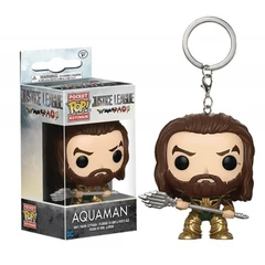 Ключодържател с фигурка Funko Pocket POP Comics: Justice League Aquaman, 3+ години