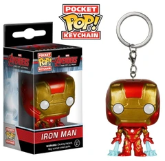 Ключодържател с фигурка Funko Pocket POP Comics: Avengers Iron-Man, 3+ години