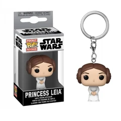 Ключодържател с фигурка Funko Pocket POP: Star Wars, Princess Leia, 3+ години