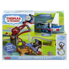 Игрален комплект Приключение на подвижния мост с Томас и Скиф, Thomas & Friends Bridge Lift Thomas & Skiff Set от серията TrackMaster, GWX09