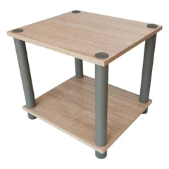 Двуетажна масичка MDF, 34x30x31см