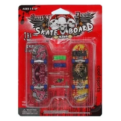 Играчка комплект Мини скейтборд с инструменти и резервни части Super Deck, 2 броя, 10x2.5x1.5 см