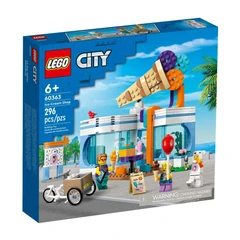 LEGO City Town - Магазин за сладолед, 296 части, 6+ години