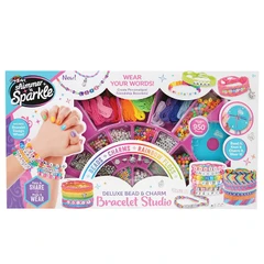 Творчески комплект: Студио за направа на гривни, Cra-Z-Art Shimmer n Sparkle, 45 х 28 х 5 cm