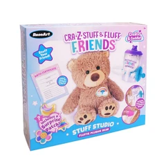 Направи си сам свое плюшено МЕЧЕ, Cra-Z-Art Stuff & Fluff Friends, 30 х 28 х 7,5 cm