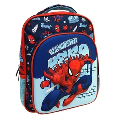 Детска раница Spider-man 3D MyWay, Регулируеми презрамки, Страничен джоб