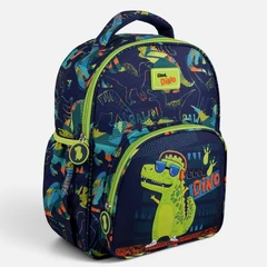 Детска раница Динозаври Cool Dino, Регулируеми презрамки, Страничен джоб