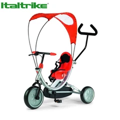 Детска триколка с родителски контрол ltaltrike Tricycle, Сенник и свободен ход на педалите, 3+ години