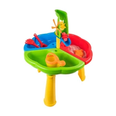 Детска маса за игра Edea за вода и пясък, 3 отделения, Разглобяема, 59 х 59 х 46 cm