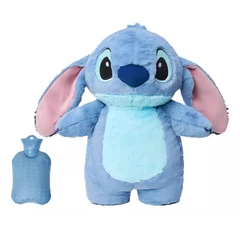 Плюшена играчка-възглавница за компреси Disney Stitch n Angel, 2 в 1, Затопляща и Охлаждаща, 30 х 18 см., 2+ години