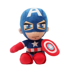 Плюшена играчка Disney Marvel, Avengers Captain America, 25cm, 3+ години