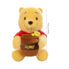 Плюшена играчка Disney Winnie the Pooh, Мечо Пух и гърненце с мед, 45 см., 3+ години