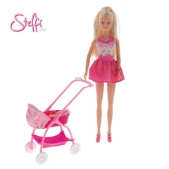 Кукла Стефи Лов и количка с бебе, Steffi Love Baby Walk Baby Doll Set, 33 x 7 x 20 cm, Асортимент