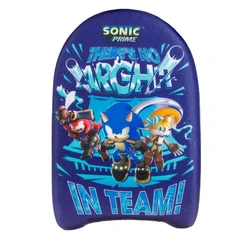 Детска дъска за плуване Sonic Team, 45 х 30 cm, Син