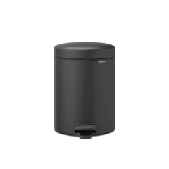 Кош за смет с педал Brabantia NewIcon 5L, Mineral Infinite Grey