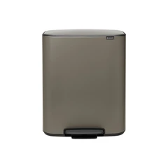 Кош за смет Brabantia Bo Pedal 60L, Platinum