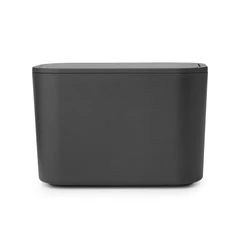 Кошче за отпадъци за баня Brabantia MindSet Dark Grey