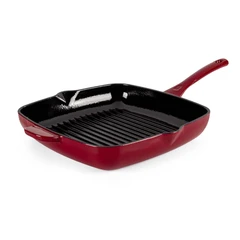 Тиган грил Luigi Ferrero Opera FR-2752 27x27cm, eмайлиран чугун