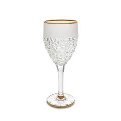 Чаша за вино Bohemia 1845 Nicolette Gold Matt 270ml, 6 броя