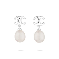 Обеци Swan Pearls CAA027 Бели Перли, Сребро 925