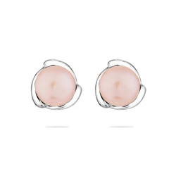 Обеци Swan Pearls IE0050P Розови Перли, Сребро 925