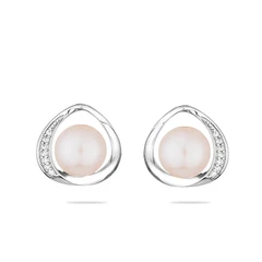 Обеци Swan Pearls LA924EW Бели Перли, Сребро 925