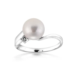 Пръстен Swan Pearls SH16RW58 Бяла перла, Сребро 925