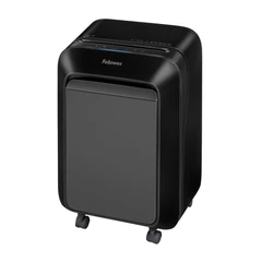 Шредер за унищожаване на документи Fellowes LX211, Micro-Cut, 23 L, черен, P-5, за 1-3 потребители