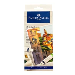 Faber-Castell Маслени бои, в тубички, 12 цвята, 9 ml