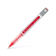 Ролер Faber-Castell Free Ink, 0.7 mm, червен
