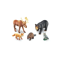 Фигурки с горски животни Learning Resources, горски, 5 броя