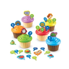 Игра с букви Learning Resources, във формата на кексчета, 64 части