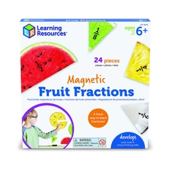 Комплект плодове с дроби Learning Resources, магнитни