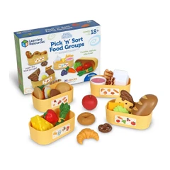 Комплект за сортиране  Learning Resources, Групи храни, 22 части