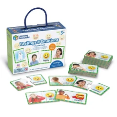 Карти Learning Resources, тип пъзел, чувства и емоции