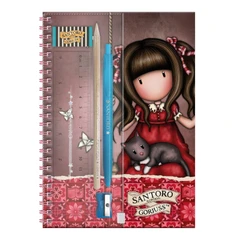 Комплект с ученически пособия Santoro Gorjuss Memories - Ruby