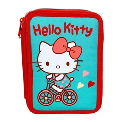Ученически несесер със съдържание и две отделения Hello Kitty Sweetheart