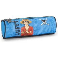 Ученически несесер цилиндър One Piece Luffy, 22 х 8 х 8 cm, Многоцветен