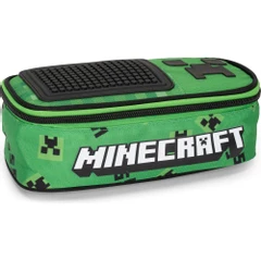 Ученически овален несесер Minecraft Pixel, 22 х 7.5 х 11 cm, Многоцветен