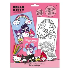 Комплект за оцветяване Hello Kitty с тетрадка