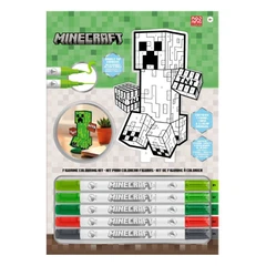 Комплект за оцветяване на 2D фигурка Minecraft