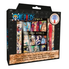 Комплект дневник One Piece с магически писалка