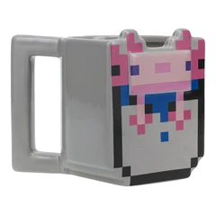 Чаша Minecraft Axolotl, 400 ml, Сив