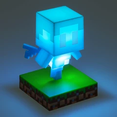 Лампа Minecraft Allay Icon, 11 cm, Син