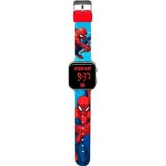 Детски часовник Spiderman Action, LED, Многоцветен